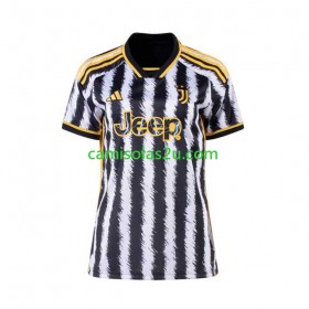 Camisolas de futebol Juventus Mulher Equipamento Principal 2023/24 Manga Curta